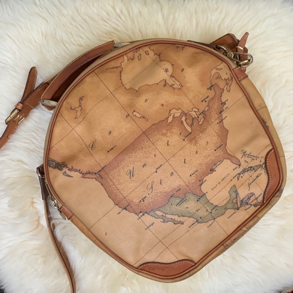 Alviero Martini Geo Classic Map Print Crossbody